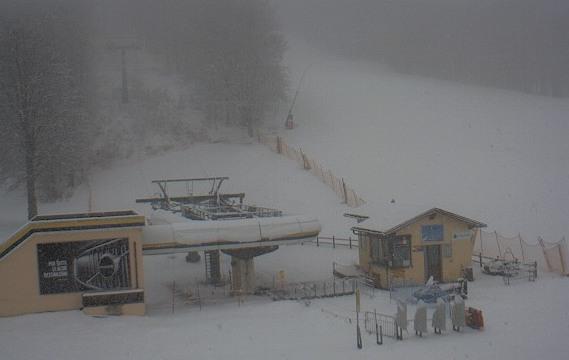 Nevicata abbondante sulle piste 