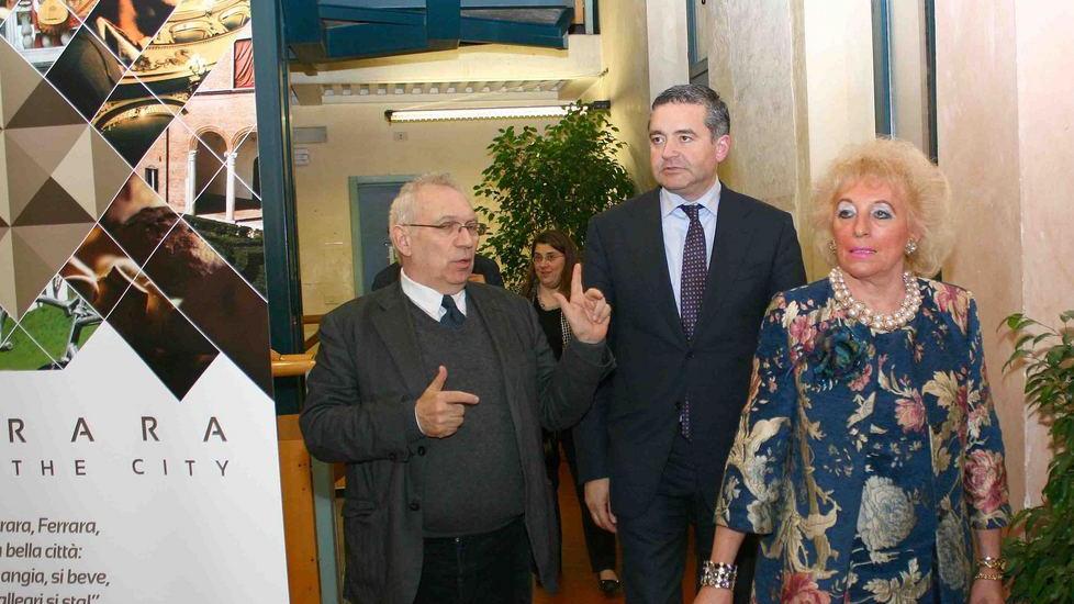Il ministro albanese ieri al Vergani
