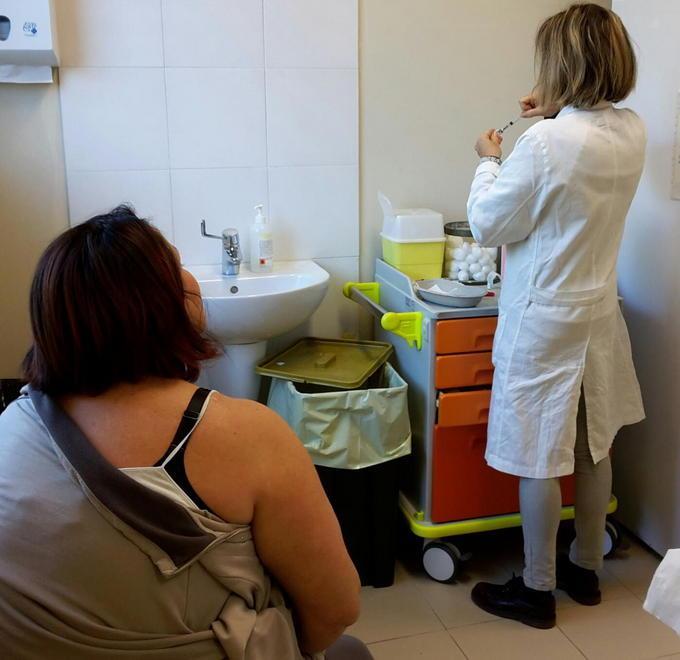 Un ambulatorio per la vaccinazione (foto d'archivio)