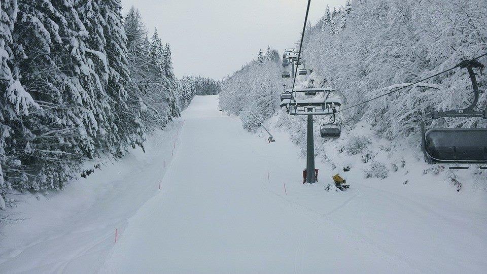 L'Abetone in una foto dalla pagina Facebook Scuola Sci Snowboard & telemark Coló