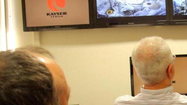 La “tv degli astronauti” della Kayser collega in diretta gli studenti con lo spazio