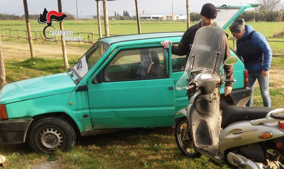 Ritrovata a Rieti un’auto rubata
