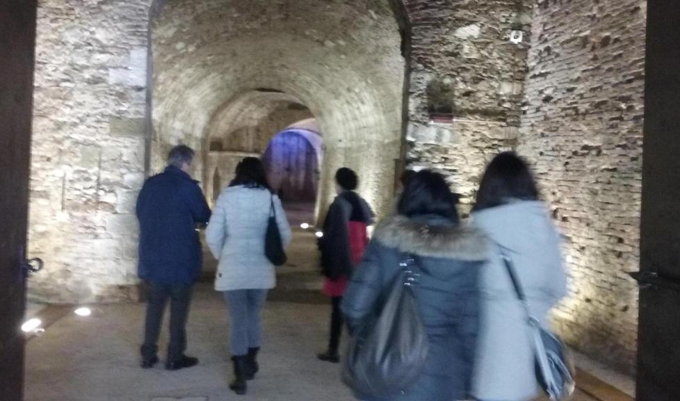 Sotterranei della Mura, sopralluogo della Regione