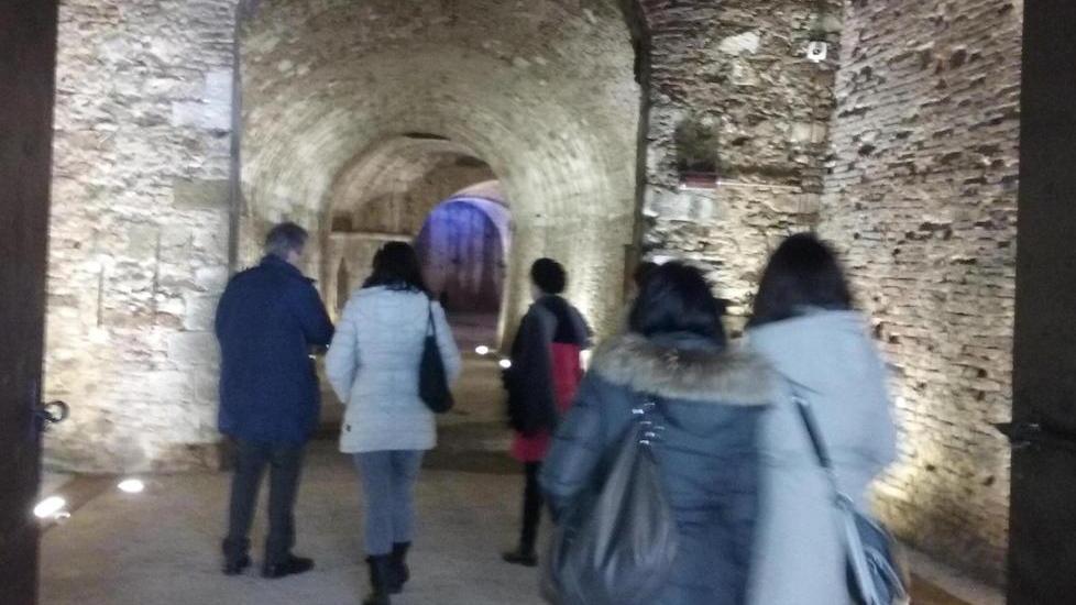 Sotterranei della Mura, sopralluogo della Regione