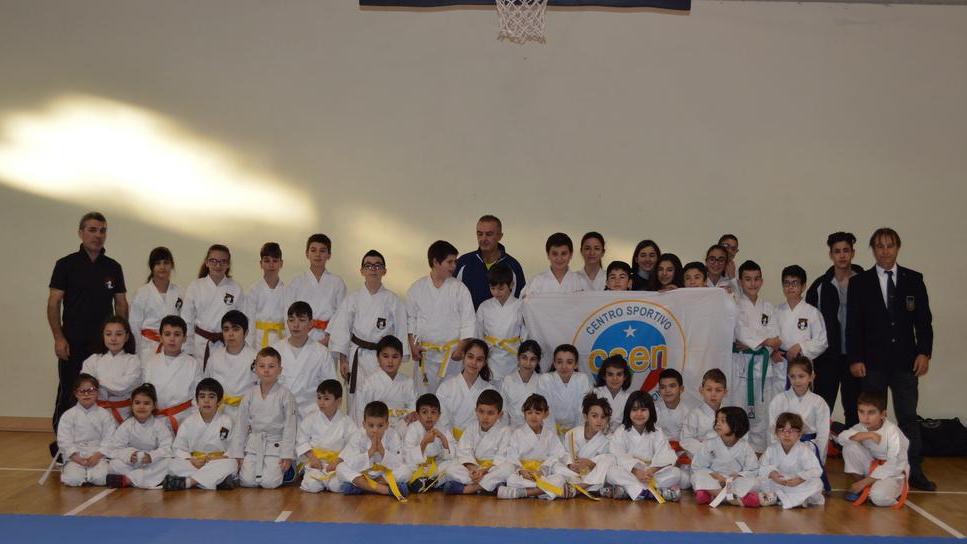 Gli atleti del Karate Sardegna vincenti nella Coppa Csen