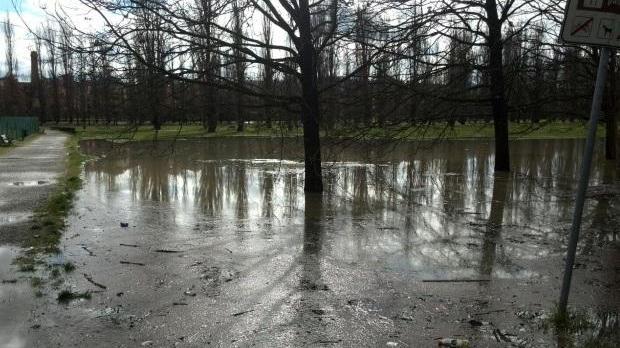 Il parco Ducale finisce sott’acqua