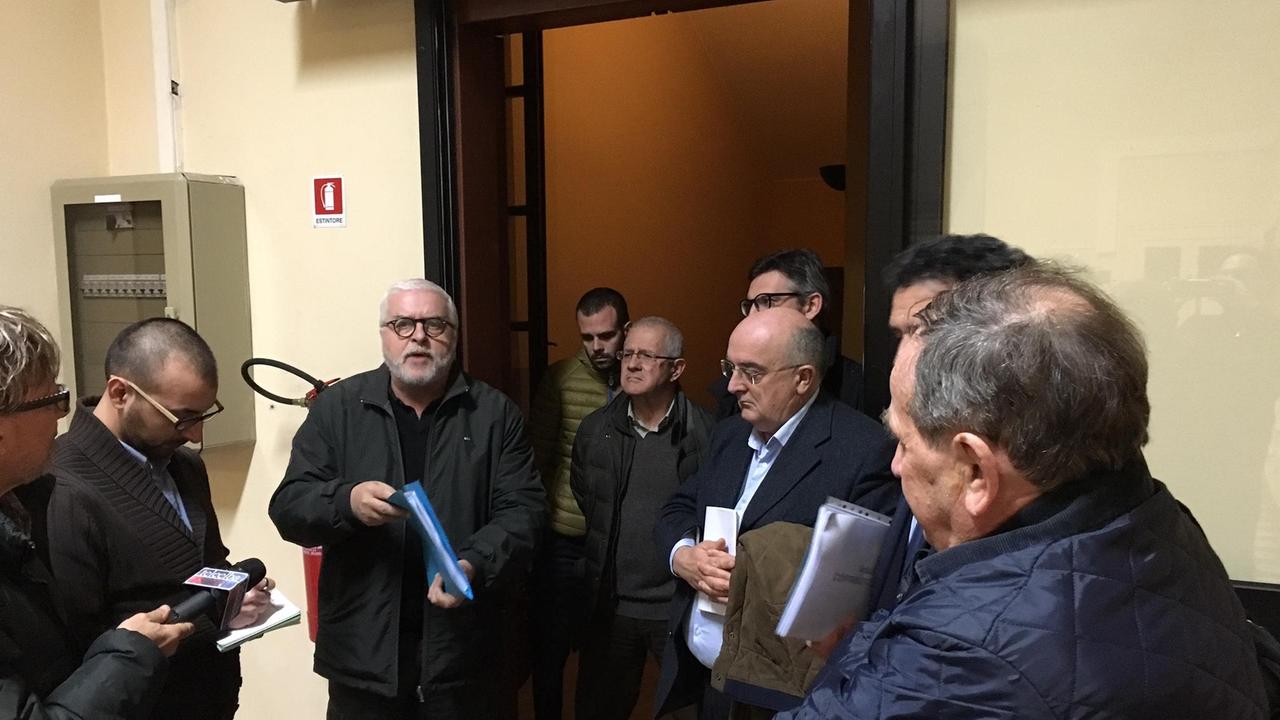 I sindaci al termine della riunione