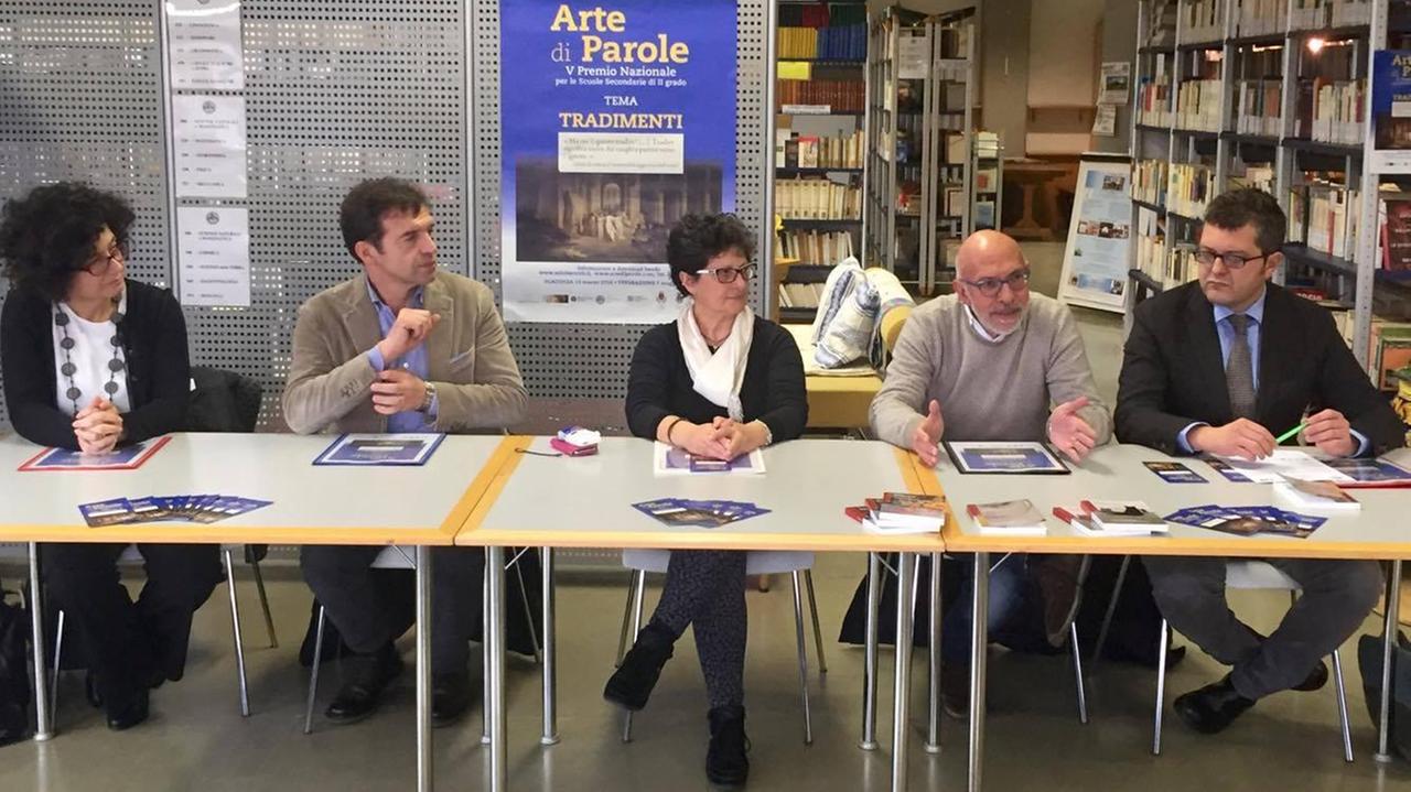 Da sinistra Paola Tassi, Stefano Betti, Grazia Maria Tempesti, Gianni Conti e Simone Mangani