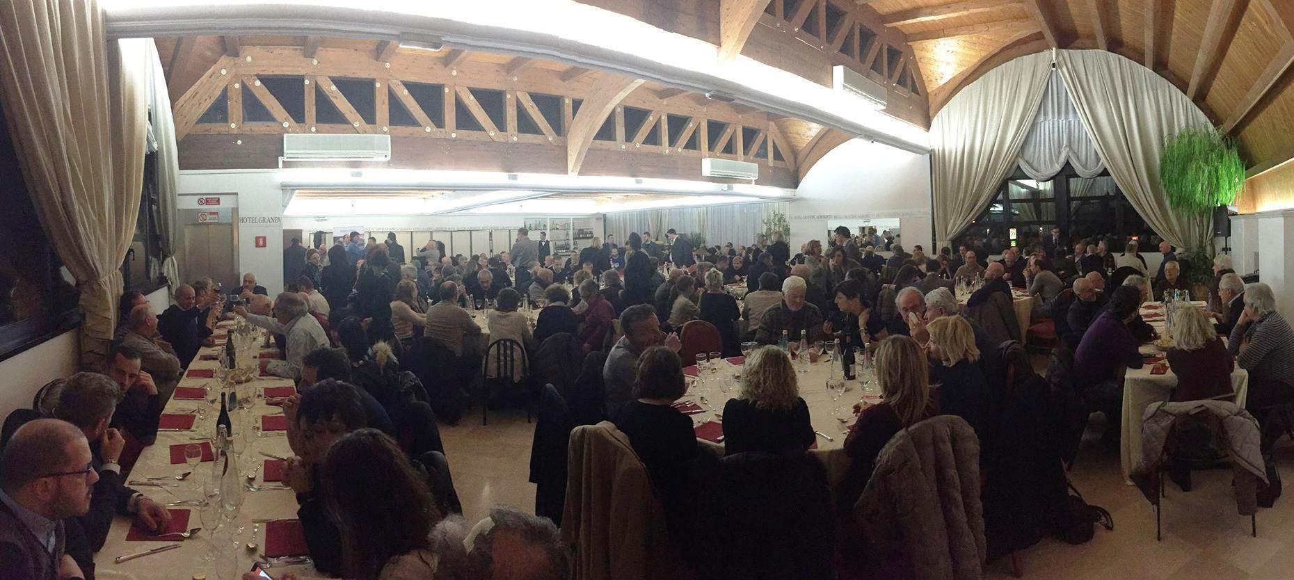 La cena di sostegno alla candidatura di Lorenzo Mascagni