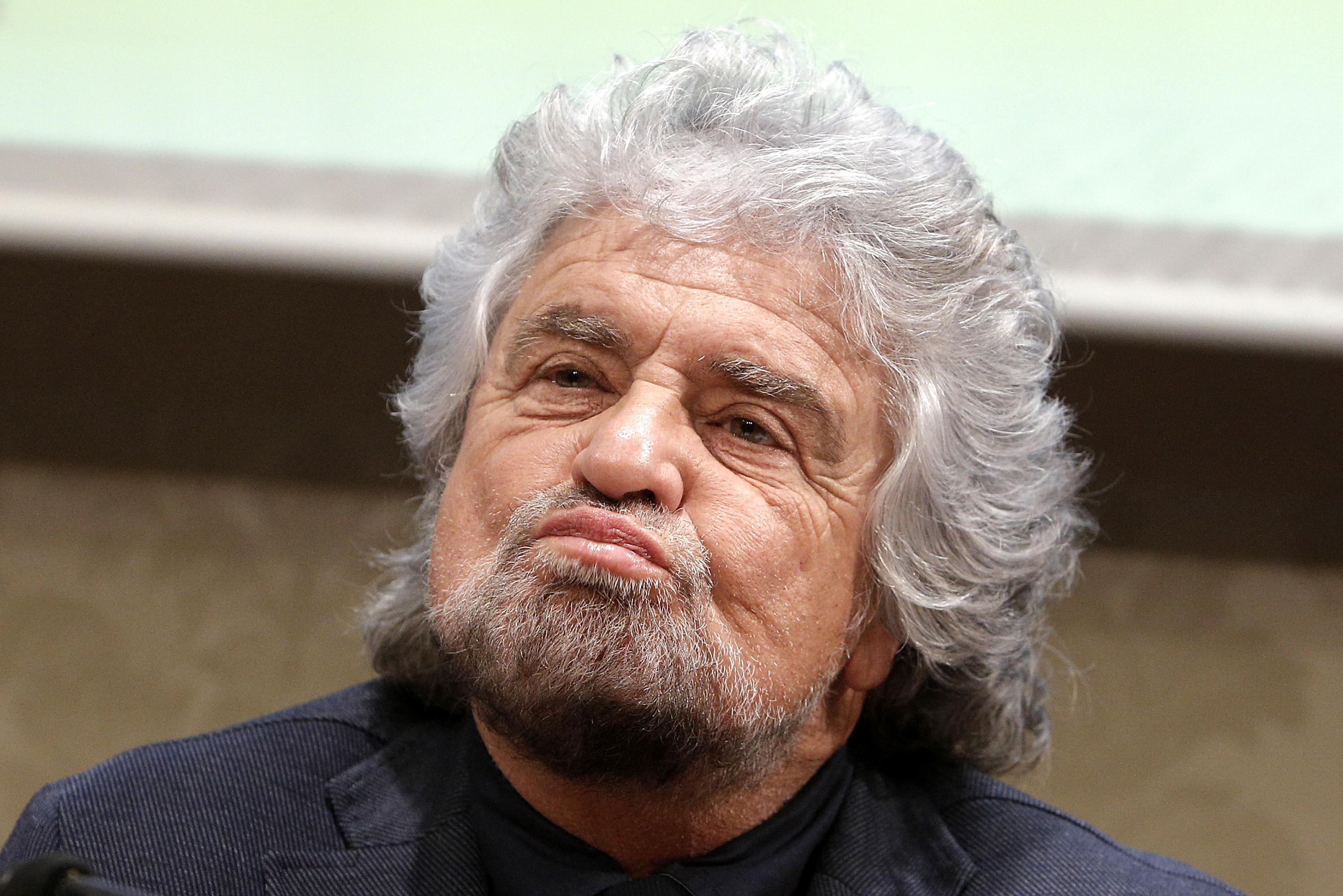 Beppe Grillo, leader del Movimento 5 Stelle