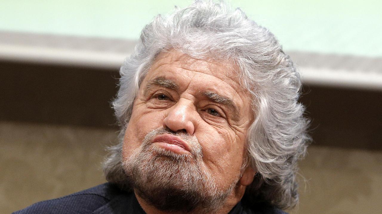 Beppe Grillo, leader del Movimento 5 Stelle