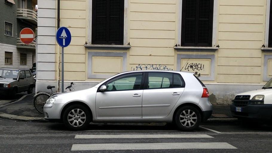 Via Mangini, scivolo chiuso dalla Golf