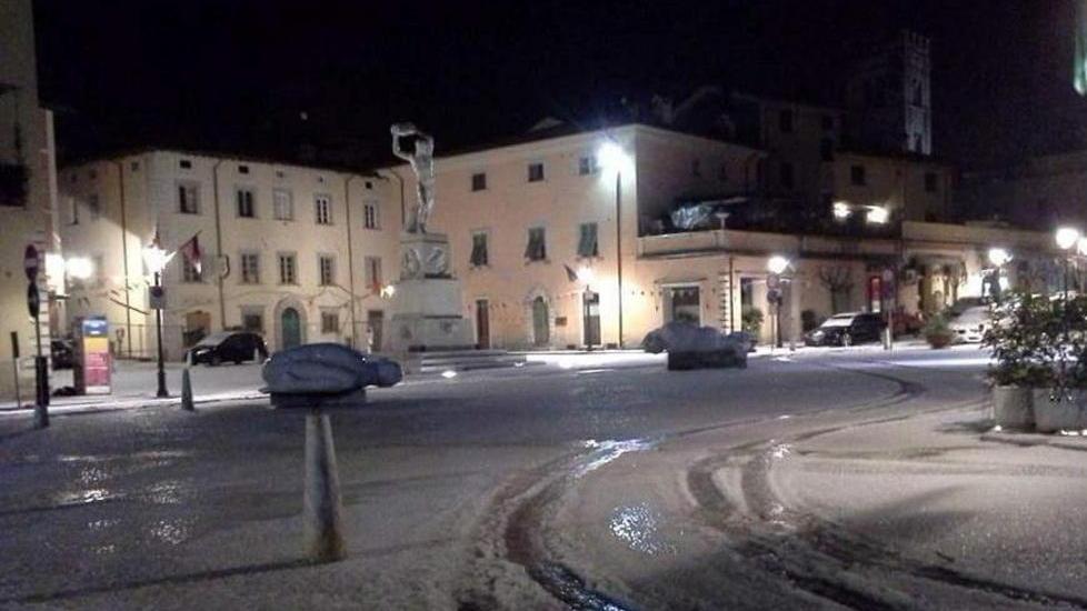 La grandinata che sembrava neve