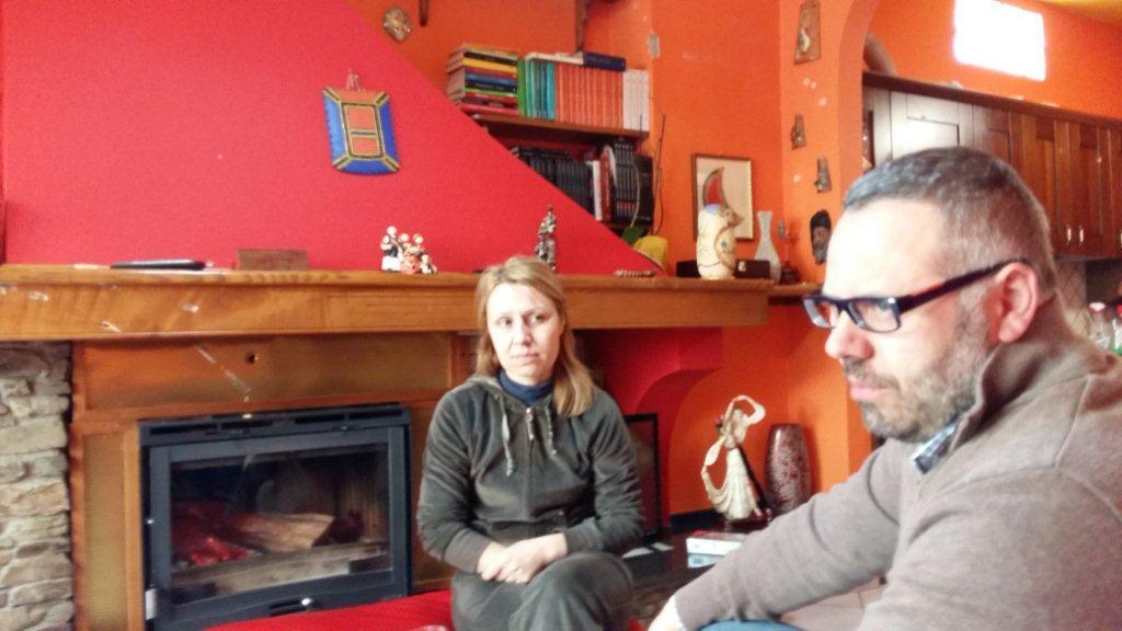 Il sindaco Gigi Littarru con la moglie Giovanna Meleddu