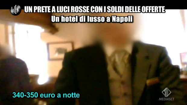 Una immagine tratta dal servizio delle "Iene"