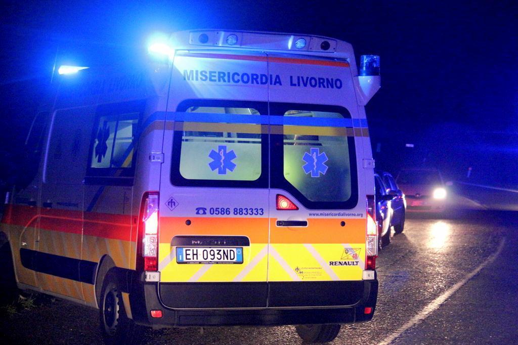 Un'ambulanza della Misericordia
