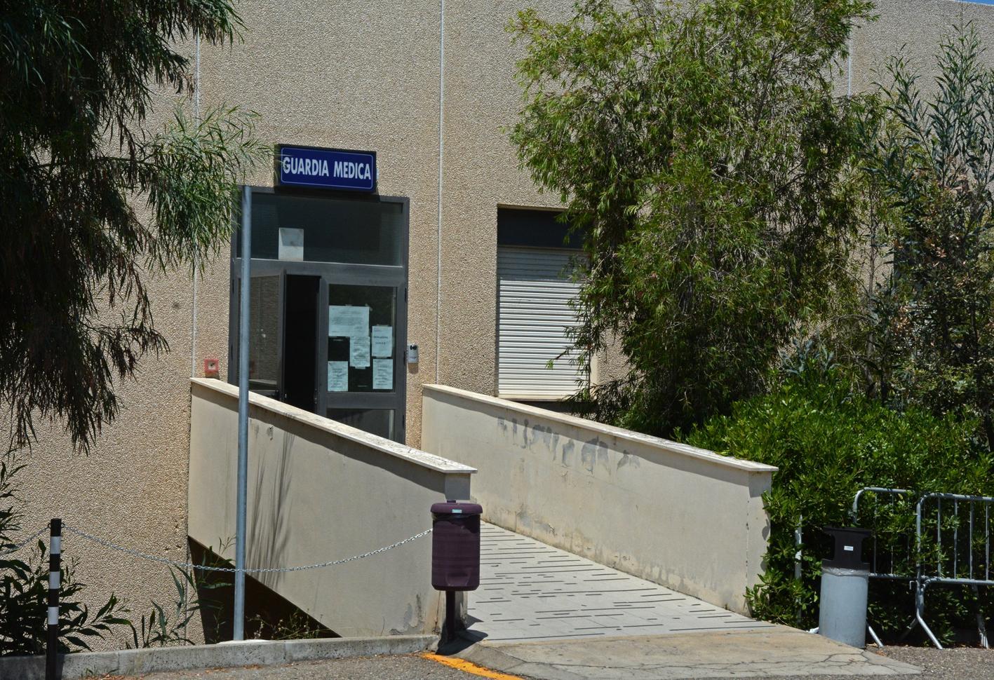 L'ambulatorio di guardia medica all'ospedale