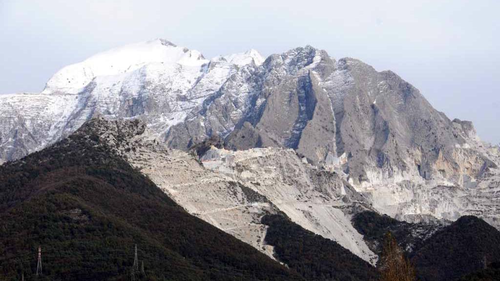Una veduta delle cave