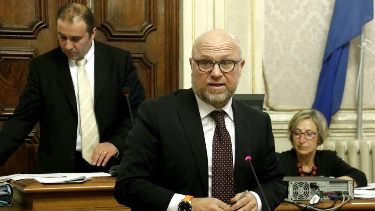 Il sindaco Filippo Nogarin in consiglio comunale (Marzi Pentafoto)