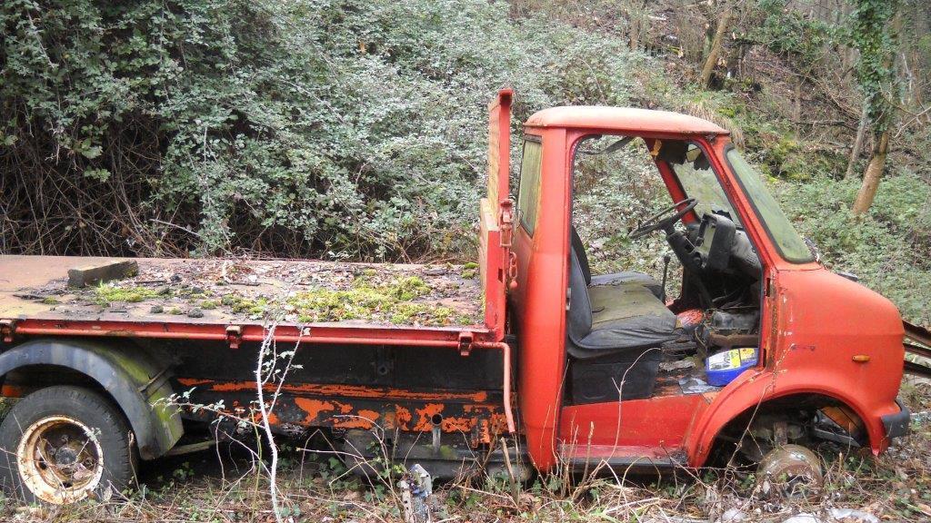 Auto, camioncini, roulotte: scoperti dalla Forestale settanta veicoli abbandonati