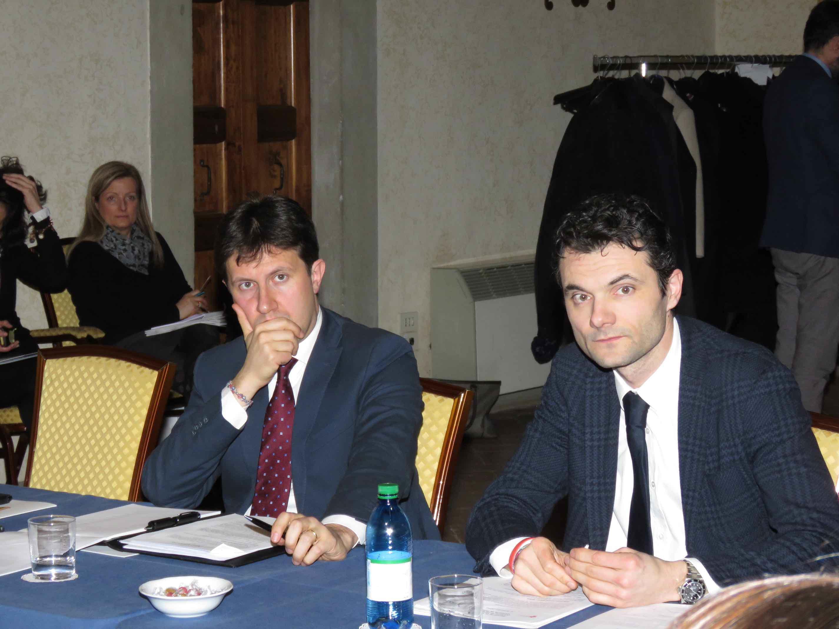 Il sindaco di Firenze Dario Nardella e il sindaco di Prato Matteo Biffoni
