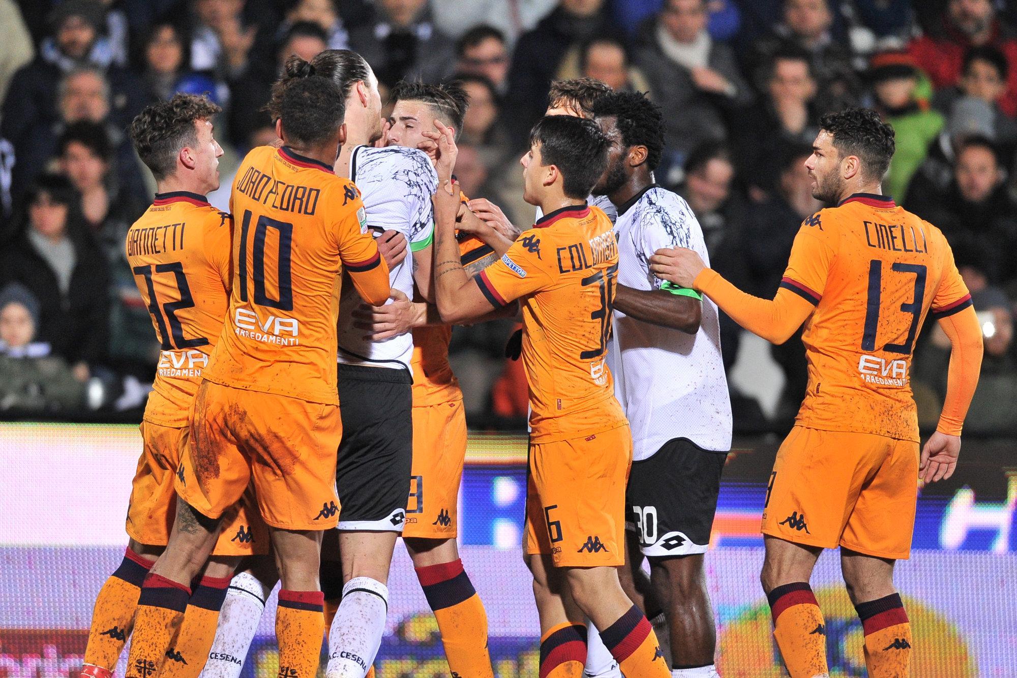 Un Cagliari troppo nervoso perde 2-0 a Cesena