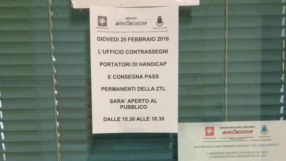 Manca personale: chiuso l’ufficio per i pass della ztl