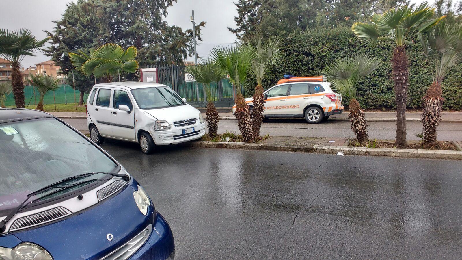 Un'immagine dell'incidente