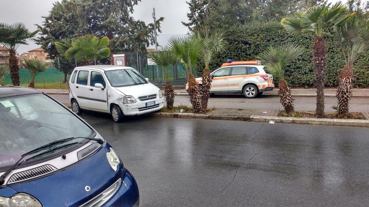 Un'immagine dell'incidente
