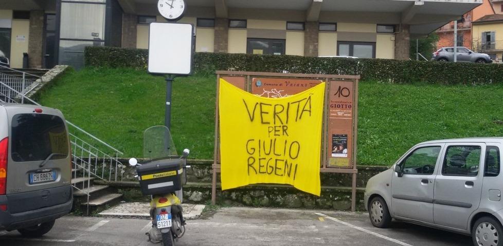 Striscioni per Regeni Vaiano si unisce alla richiesta di giustizia 