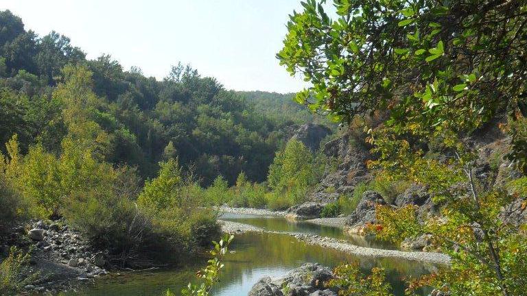 La zona del Masso delle Fanciulle in Valdicecina