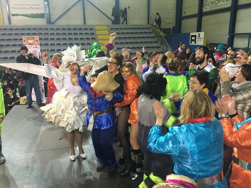 I festeggiamenti al Palaparenti