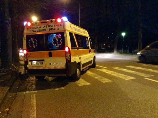 Un'ambulanza della Publica Assistenza