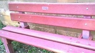 Montescudaio: panchine rosa per arredare piazza Cinotti