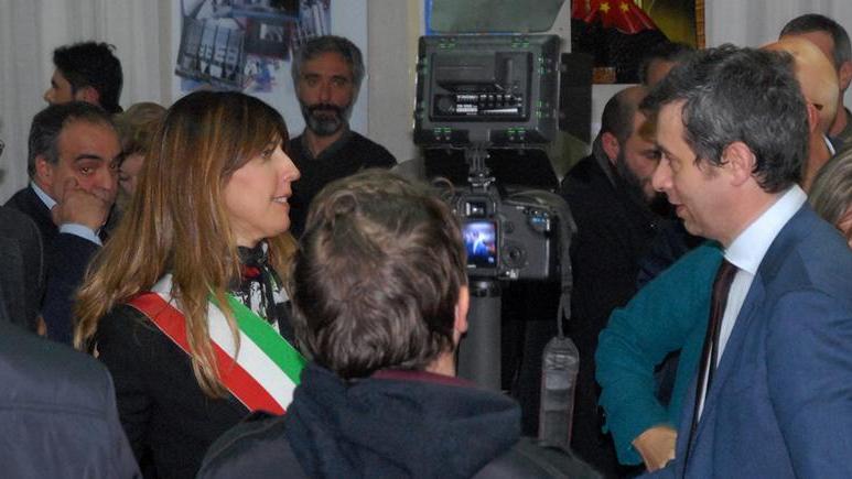 Anche una visita lampo ad Ales