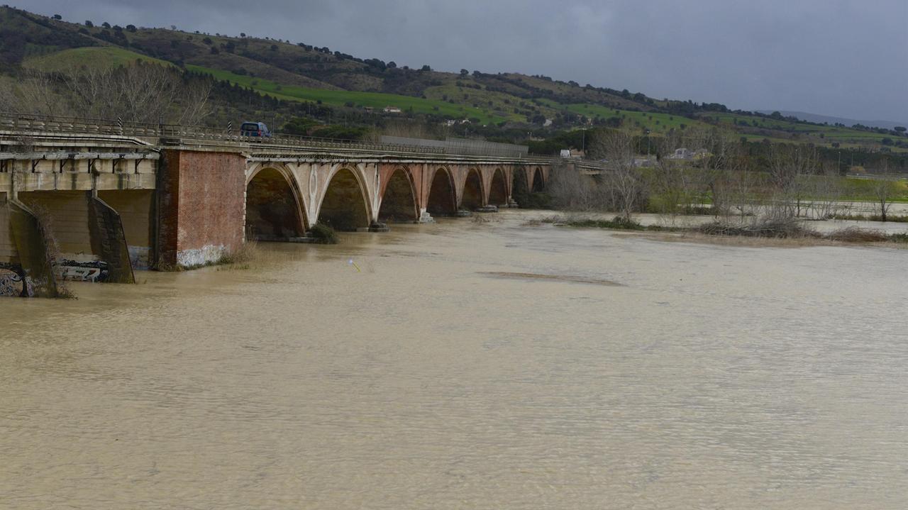 L'Ombrone a Grosseto (foto Bf)