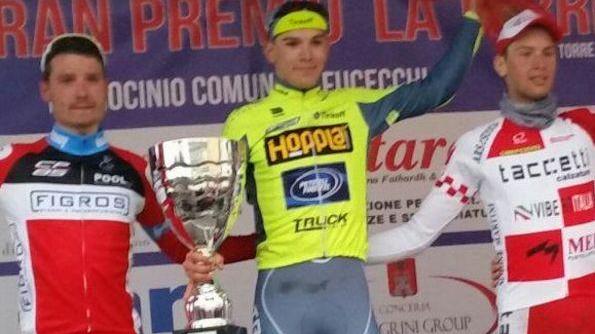 Il friulano Marco Corrà vince in volata il Gran premio La Torre
