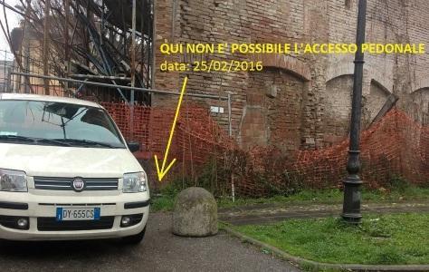 Dissuasori e qualche disagio 