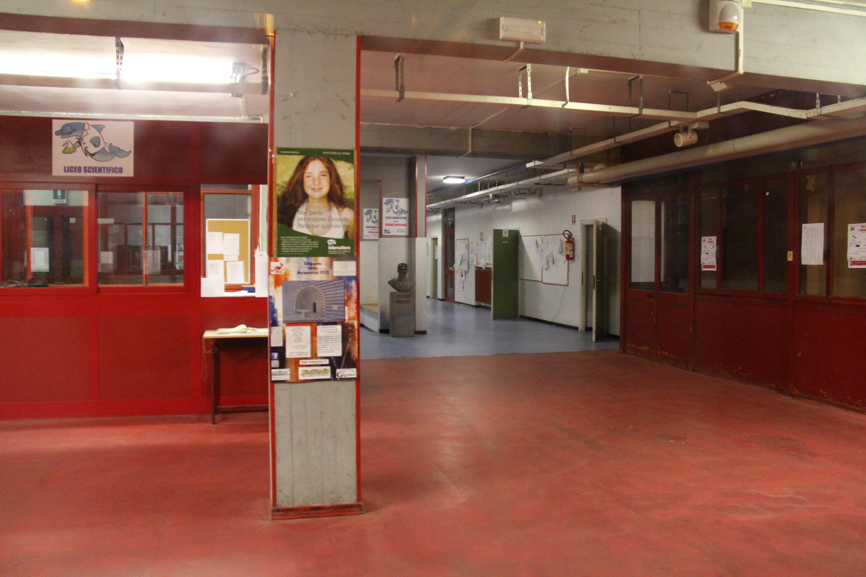 Un interno del liceo Enriques