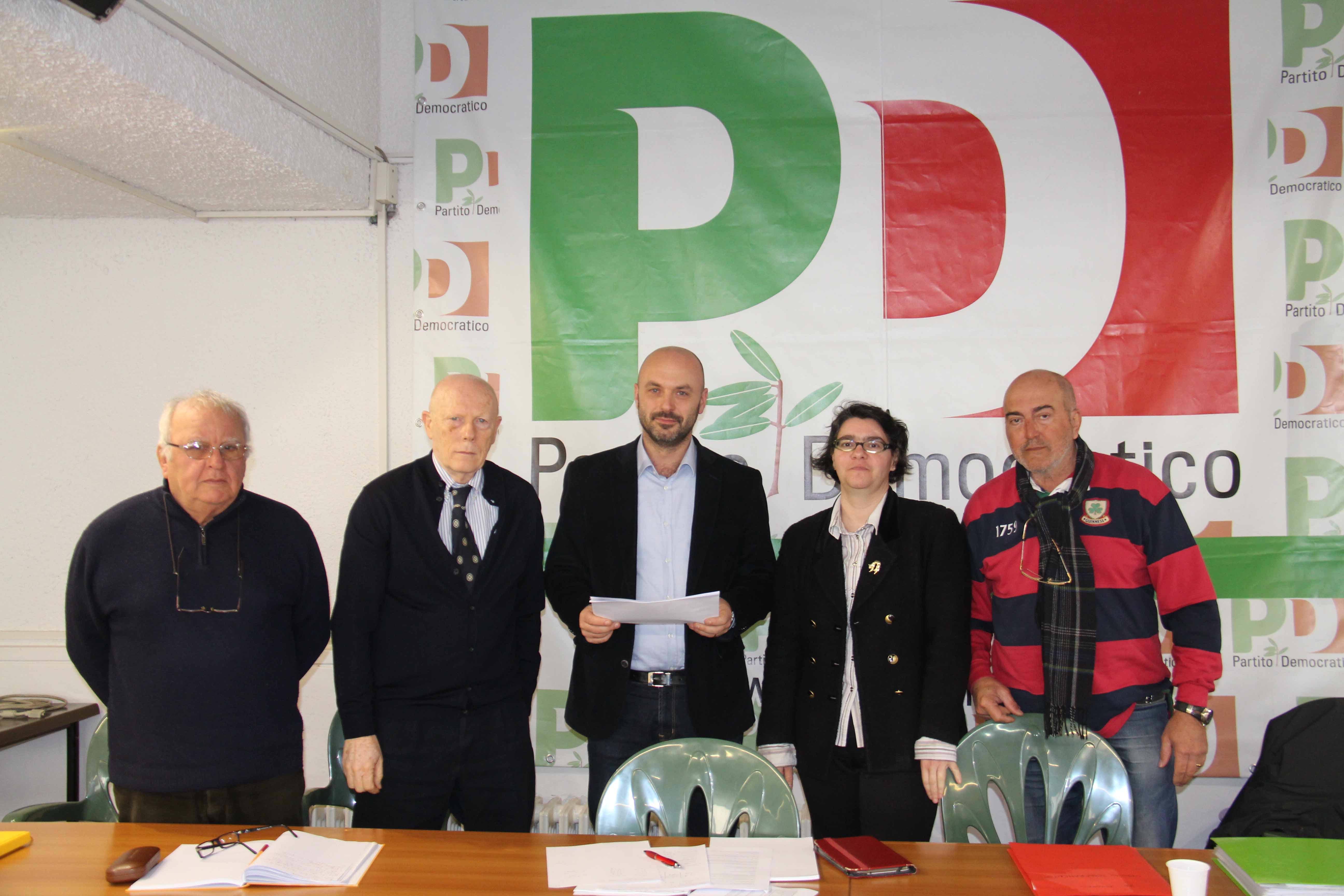 Renati Stasi, Federico Mirabelli, Siliva Ghelardi e Maurizio Manetti durante la presentazione dei dati tesseramento