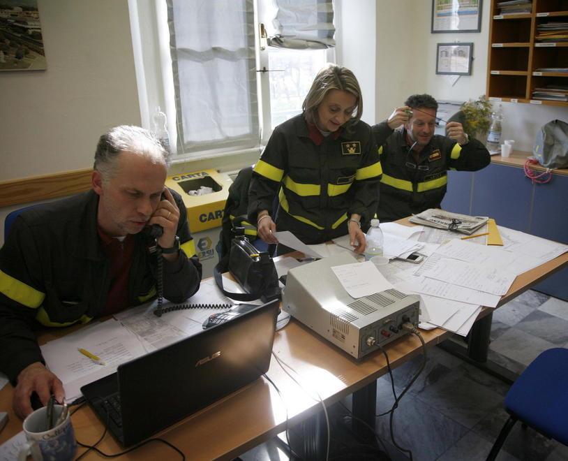 I vigili del fuoco cittadini onorari di Forte dei Marmi 
