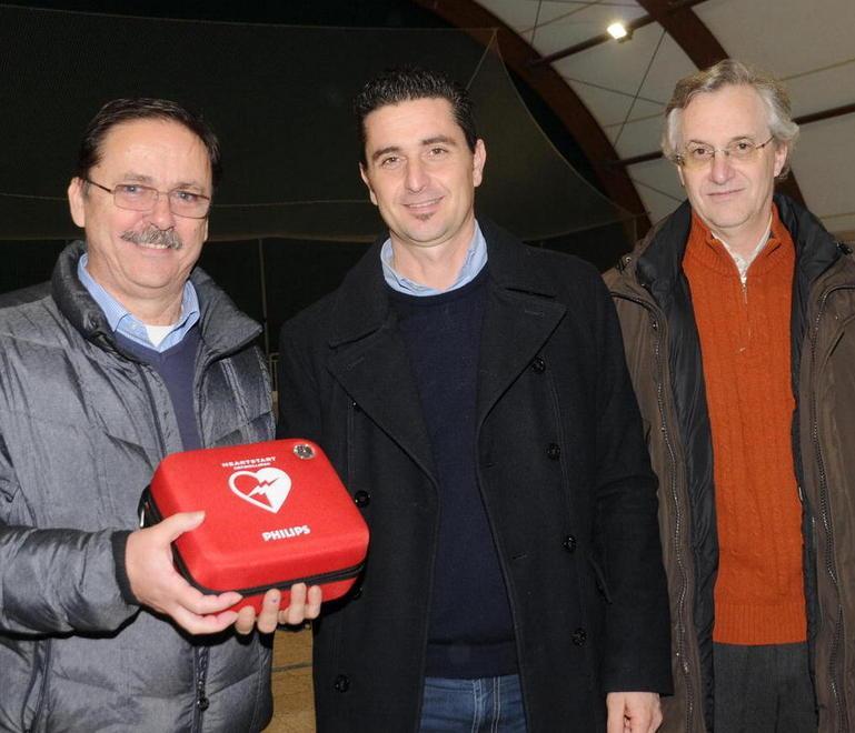 Donato un defibrillatore per gli impianti sportivi