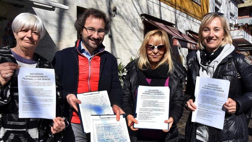 Via Senese, la petizione raggiunge quota 500