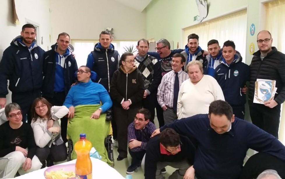 I biancazzurri in visita a “La Ginestra” 