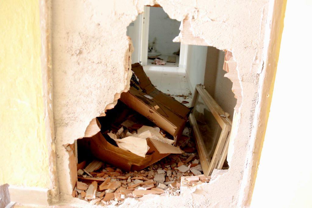 Case sfondate alla Chiccaia (Marzi/Pentafoto)