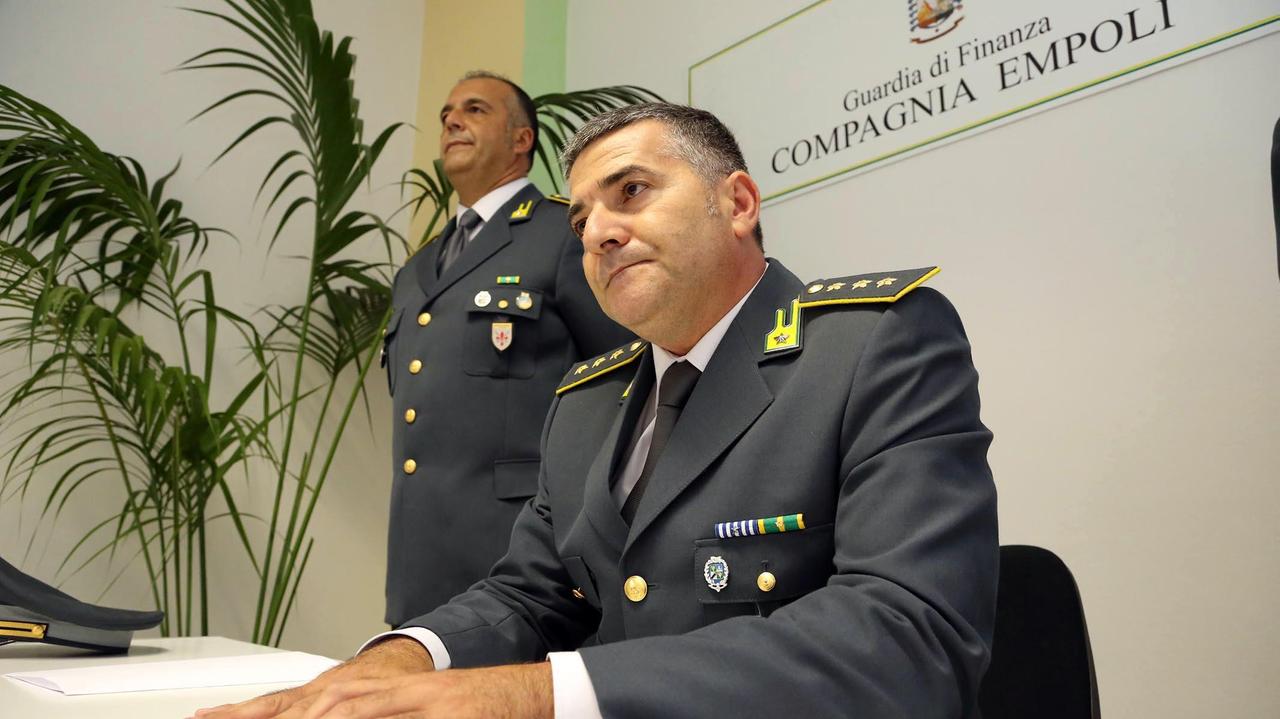 Il comandante della guardia di finanza di Empoli Andrea Parodi
