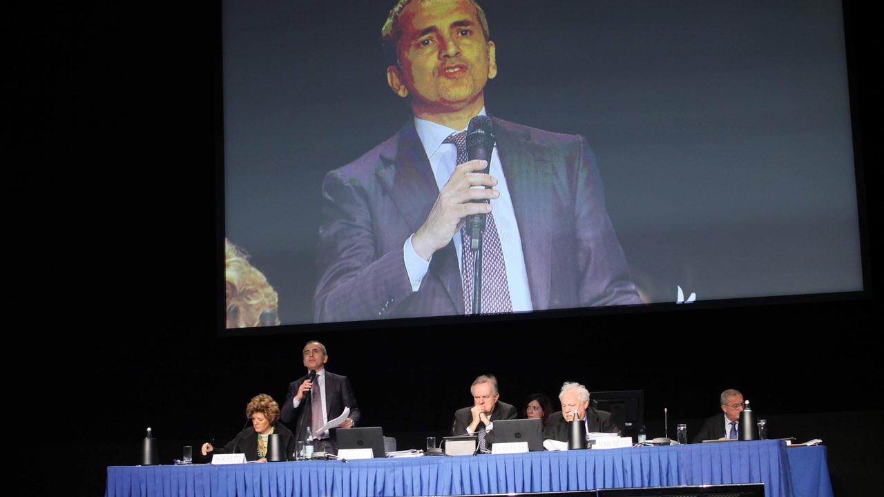 L'intervento dell'ad Francesco Iorio all'assemblea BpVi