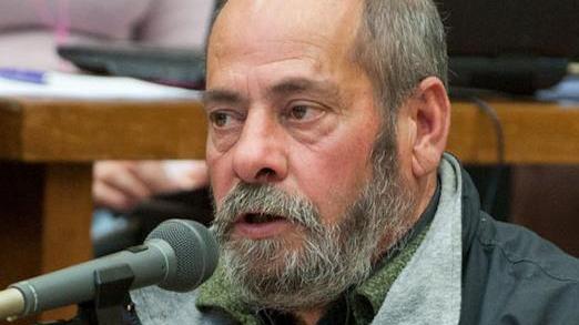 Domenico Fadda al processo in Corte d'assise d'appello (foto Mario Rosas)