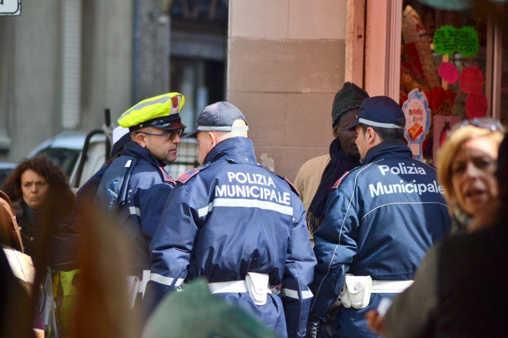 La municipale in azione