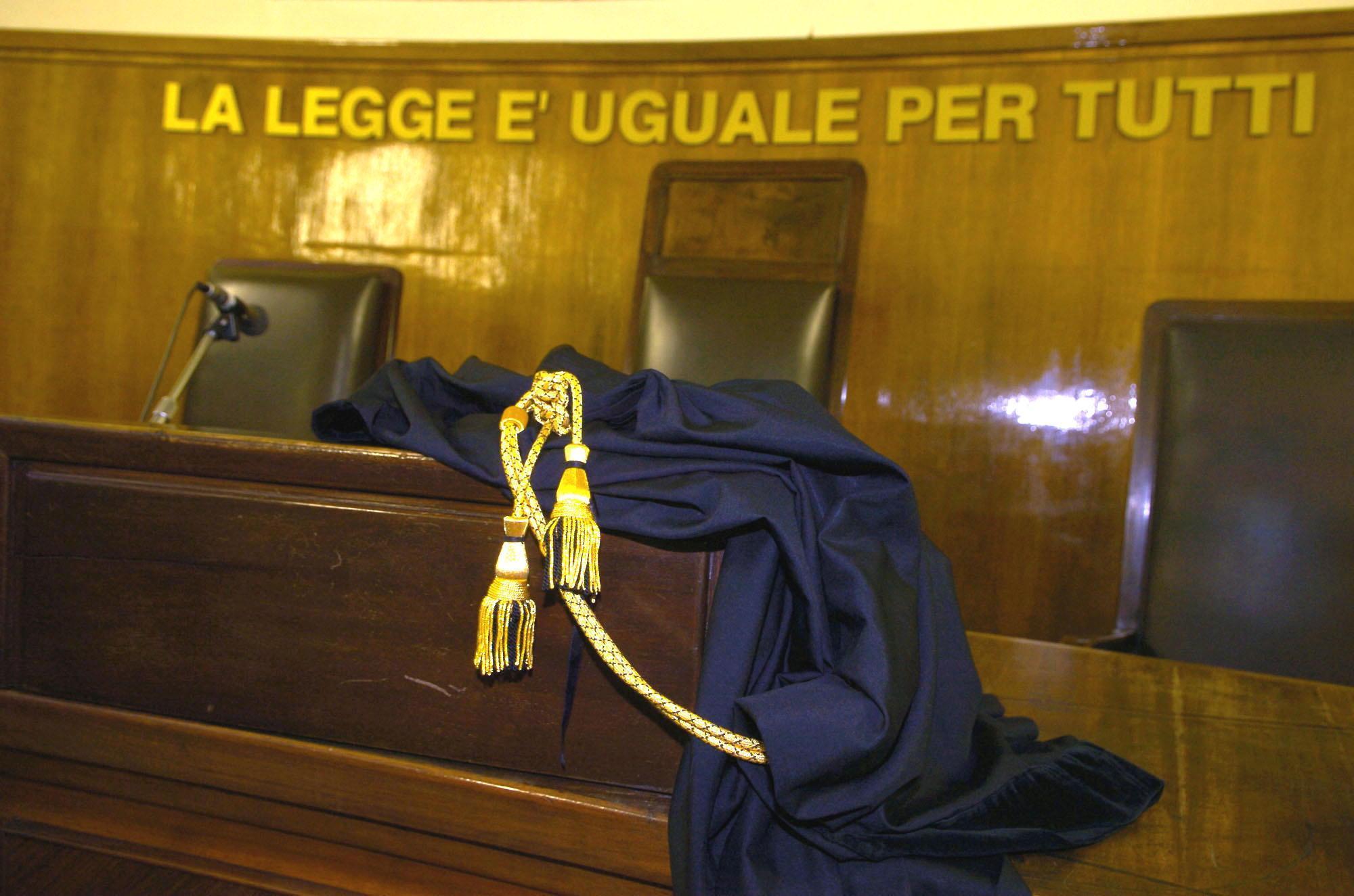 L'aula di un tribunale